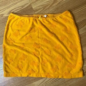 🐝 honeybee 🐝 🌻 yellow butterfly skirt size XSMALL like new